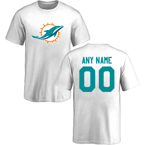Youth Miami Dolphins Design-Your-Own Short Sleeve Custom NFL T-Shirt
